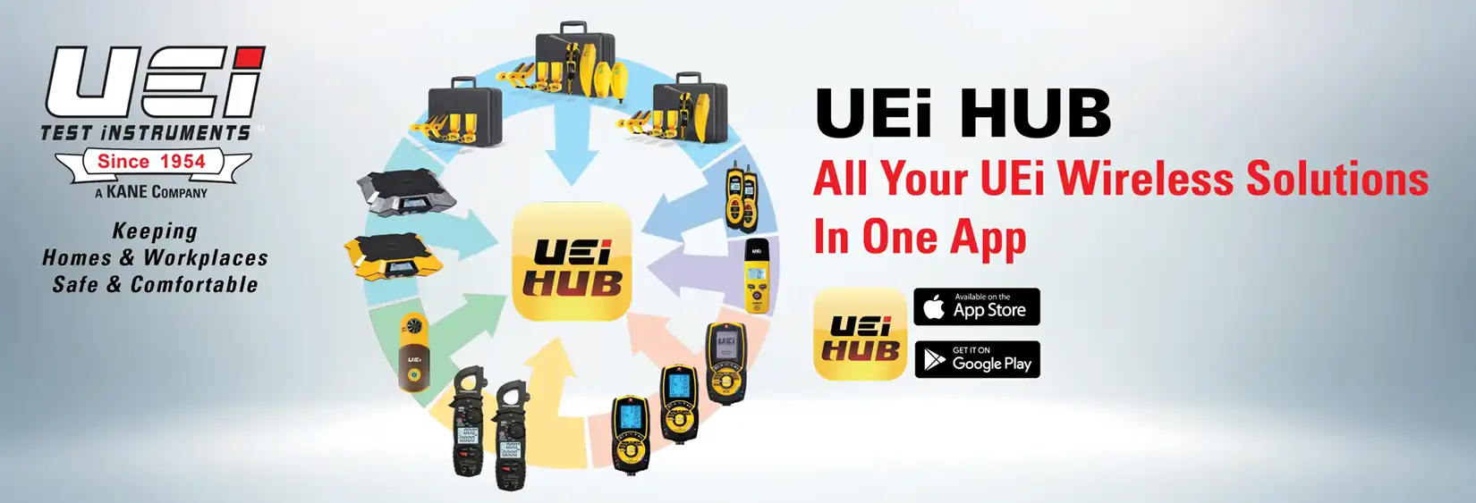 UEi HUB Available on Android and iOS